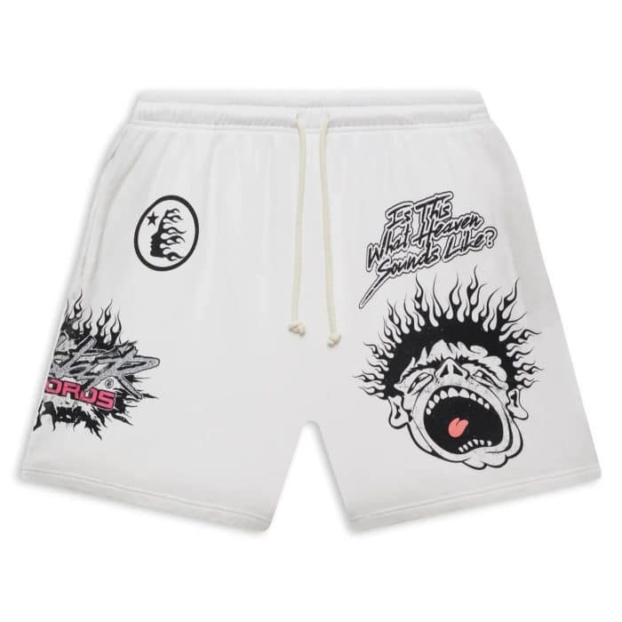 Hellstar Records Shorts White - Image 2