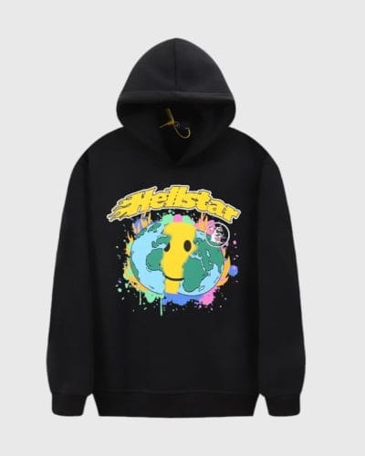 Hellstar Black Smiley World Hoodie