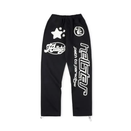 Black-Hellstar-Flare-Sweatpants-hellstarclothing.webp Hellstar Flare Sweatpant - Image 1