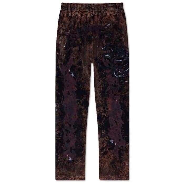 Hellstar Sweatpant Graffiti Brown - Image 2