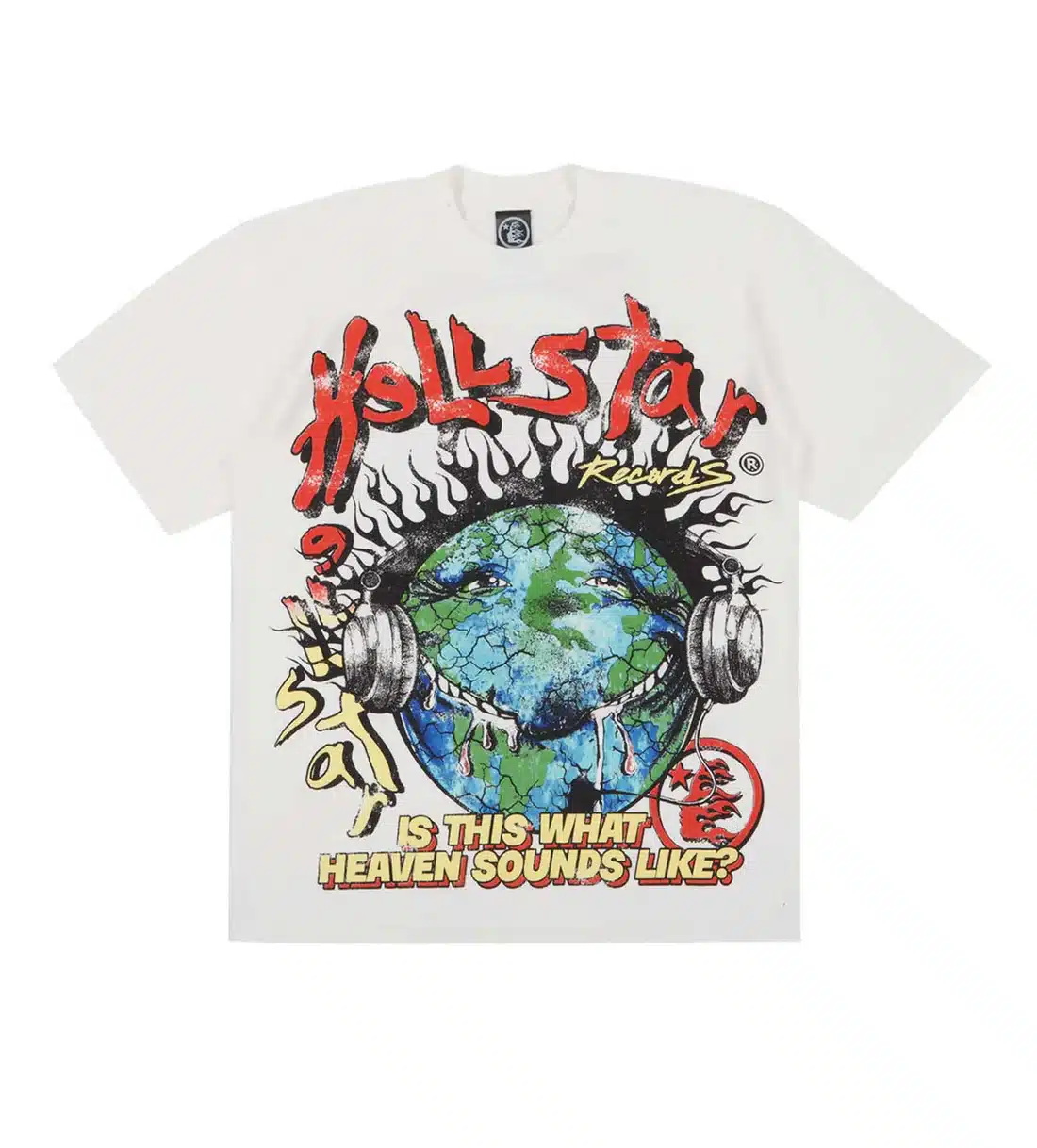 HELLSTAR-STUDIOS-HEAVEN-ON-EARTH-CREAM-TEE.webp Hellstar Heaven on Earth Shirt - Image 1