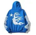 Hellstar Yoga Hoodie Blue - Image 2