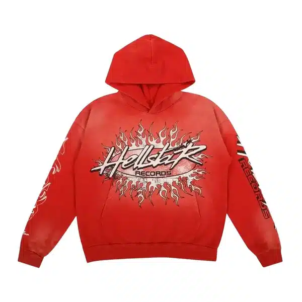 Hellstar Record Hoodie Red