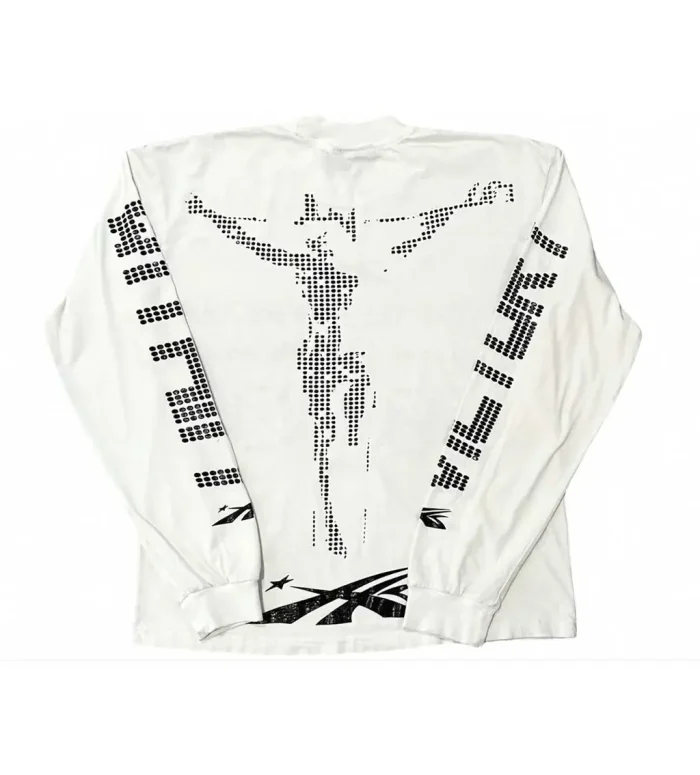 Hellstar Scoreboard L/S T-shirt White - Image 2