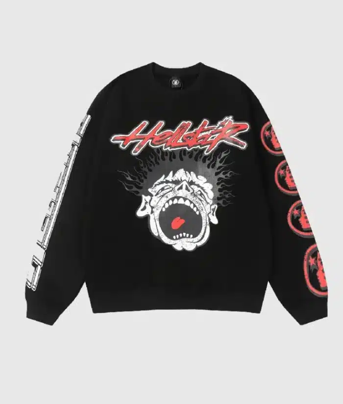 Hellstar Black Studios Record Sweater - Image 2