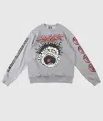 Hellstar Grey Studios Records Sweatshirt