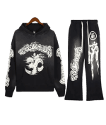 Hellstar Black Yoga Tracksuit