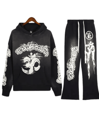 Hellstar Black Yoga Tracksuit