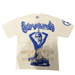 Hellstar White Yoga Tee Shirt