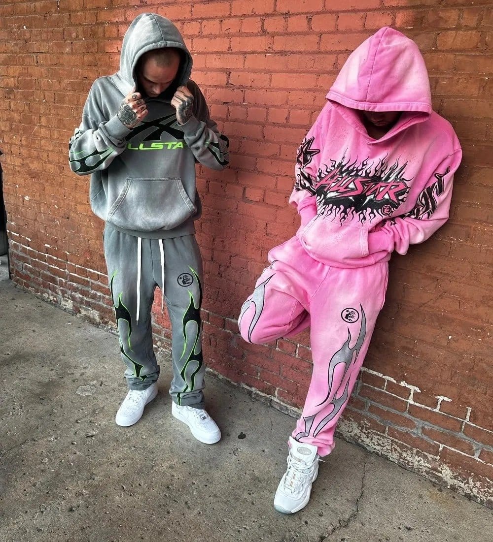 Pink Hellstar Brain washed Hoodie